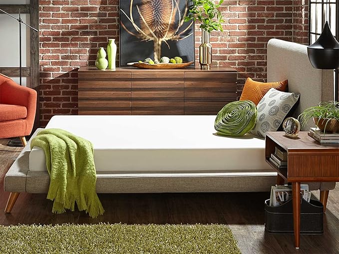 Live and Sleep Classic 8 Inch Medium Firm Memory Foam Mattress - Full Extra-Long Bed in a Box with Firm Body Support, CertiPUR Certified - Full XL Size