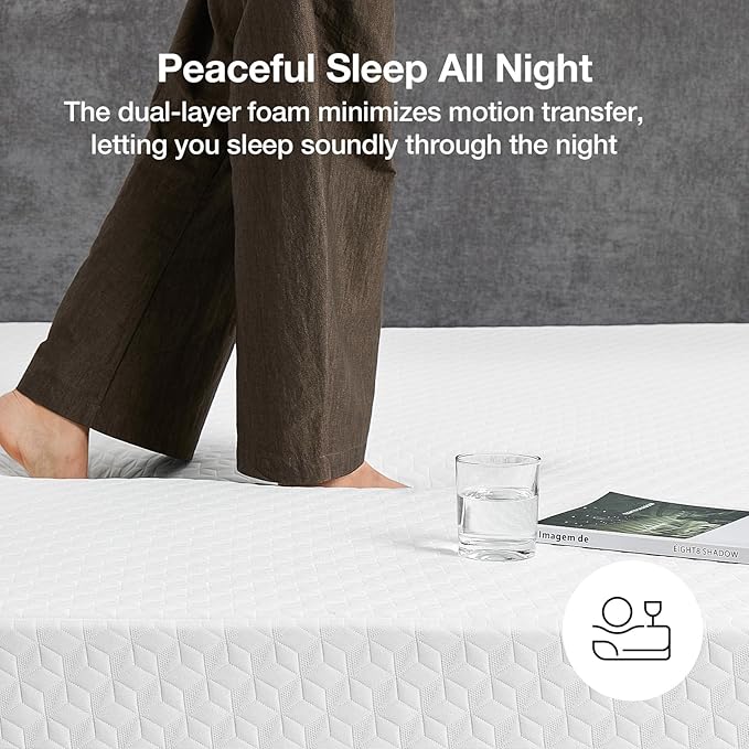 Novilla Full Mattress, 12 Inch Full Memory Foam Mattress for Pressure Relief & Comfort Sleep, Removable Washable Cover,CertiPUR-US Certified, Plush
