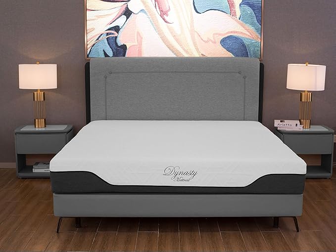 DynastyMattress RV Queen Mattress 8-Inch CoolBreeze Medium-FirmGel Memory-Foam Mattress for RV Bed, Camper, Pop Up and Trailer