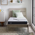 Lucid 6 Inch Memory Foam Mattress – Low Profile – Medium Firm Feel - Infused with Bamboo Charcoal and Gel - Bed in a Box - Temperature Regulating - Breathable - Full Size