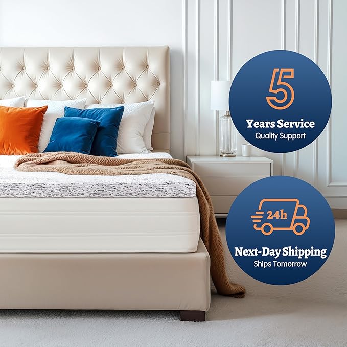 Subrtex Memory Foam Mattress Topper Twin, 3 Inch Mattress Topper for Pressure Relieving, Soft Breathable Single Bed Toppers Mattress Pads with Removable Washable Cover