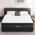 King Size Mattress, 14 Inch Hybrid Memory Foam King Bed Mattress with Pocket Springs for Motion Isolation Pressure Relief, CertiPUR-US