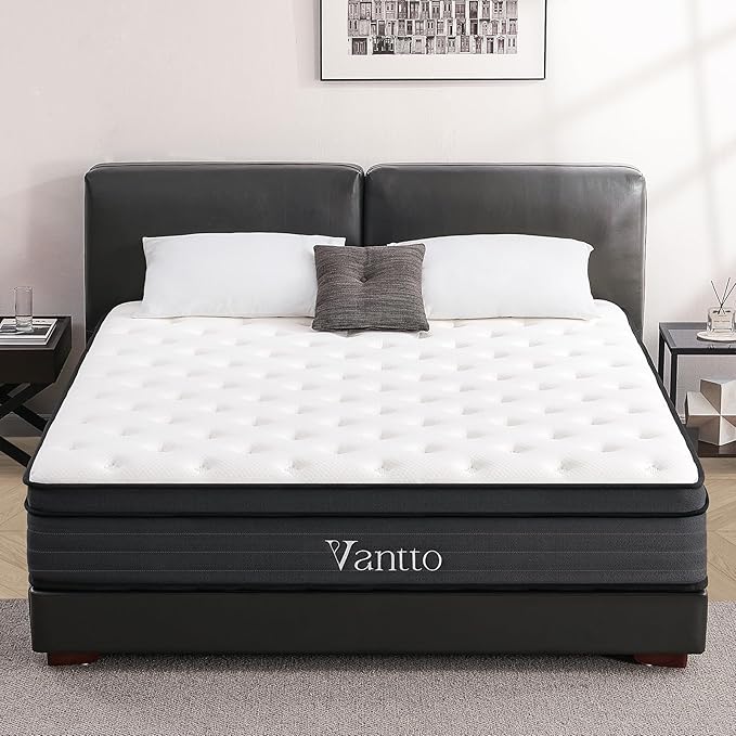 Full Size Mattress,10 Inch Memory Foam Hybrid Mattress in a Box,Individual Pocket Spring Breathable Comfortable for Sleep Supportive and Pressure Relief, CertiPUR-US