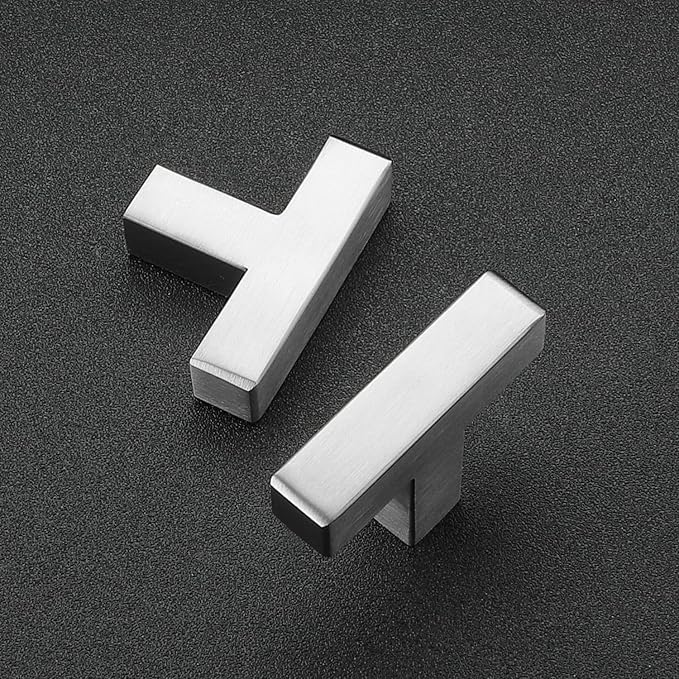 Ravinte 20 Pack 2 inch Length Square Cabinet Pulls Brushed Nickel Stainless Steel Kitchen Drawer Pulls Cupboard Handles Cabinet Handles
