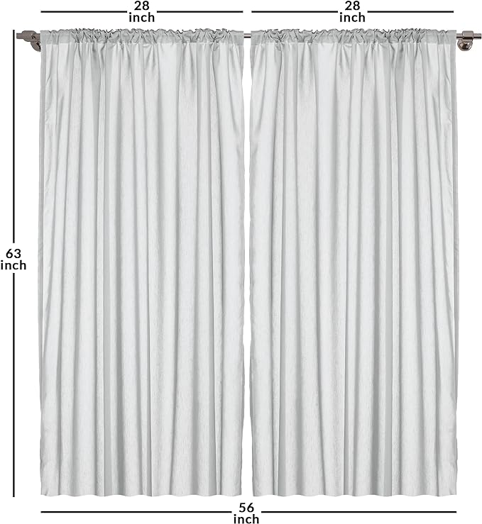 Ambesonne Boho Window Curtains, Hand Drawn Inspired Print of Triangles Colorful Latin American Folklore Motifs, Lightweight Decor 2-Panel Set with Rod Pocket, Pair of - 28" x 63", Maroon Coral