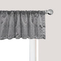 Ambesonne Aztec Window Valance, Pattern of Symmetric Tribal Inspired Streaks and Motifs in Greyscale Tones, Curtain Valance for Kitchen Bedroom Decor with Rod Pocket, 54" X 12", Pale Grey and Dimgray
