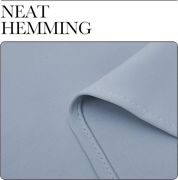 NICETOWN Vintage Blue Blackout Curtains 78 inches Length for Bedroom, 2 Panels, 42" Wide, Thermal Insulated Decoration Drapes for Office Window
