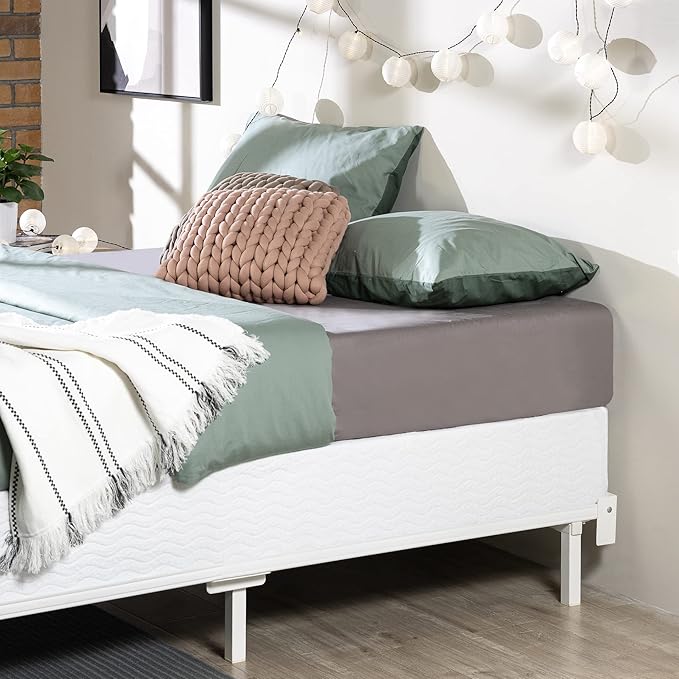 ZINUS 9 Inch King Metal Smart Box Spring with Quick Assembly, Mattress Foundation, Strong Metal Frame, Easy Assembly