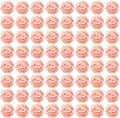 Auihiay 64 PCS Full Hydrangea Flowers, Silk Hydrangea Artificial Flowers Heads with Stems, Artificial Flowers for Wedding, Garden, Baby Shower, Party, Outdoor Indoor Decoration (Light Peach)
