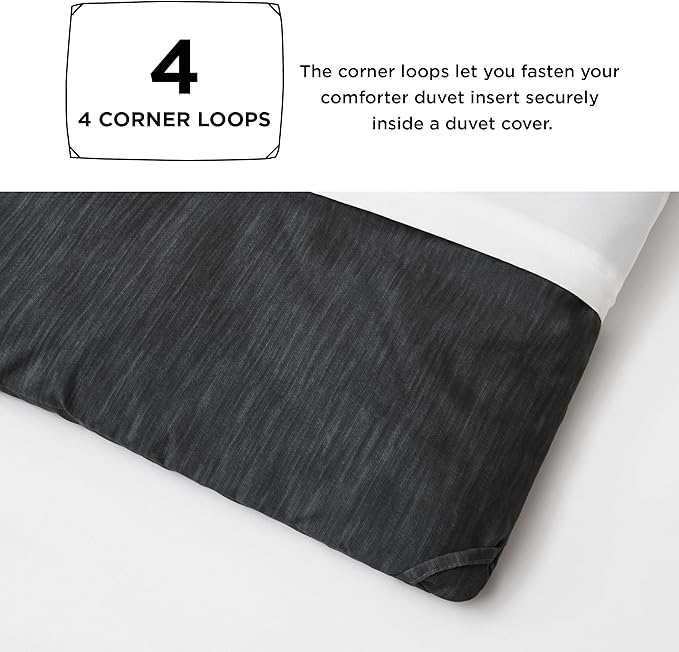 Bedsure California King Comforter Set - Black Soft Bedding for All Seasons, Cationic Dyed Bed Set, 3 Pieces, 1 California King Size Comforter (104"x96") and 2 Pillow Shams (20"x36"+2")