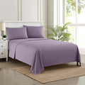 Twin Sheets - Breathable Luxury Sheets with Full Elastic & Secure Corner Straps Built In - 1800 Supreme Collection Extra Soft Deep Pocket Bedding Set, Sheet Set, Twin, Plum