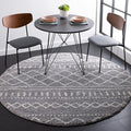 SAFAVIEH Arizona Shag Collection Area Rug - 6' x 8' Oval, Grey & Ivory, Non-Shedding & Easy Cleaning, Plush Thick Pile, Ideal for Living Room, Bedroom, Dining Space (ASG741G)