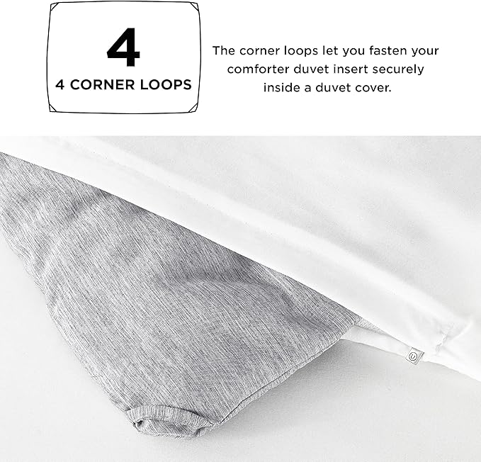 Bedsure King Size Comforter Set - Grey Soft Bedding for All Seasons, Cationic Dyed Bed Set, 3 Pieces, 1 King Size Comforter (104"x90") and 2 Pillow Shams (20"x36"+2")