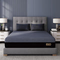 EGOHOME 10 Inch Twin Memory Foam Mattress for Back Pain, Cooling Copper Gel Bed in a Box, Foam Made in USA, CertiPUR-US Certified, Therapeutic Medium Firm, Daybed 38x75x10 Black